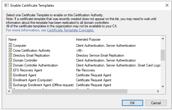 Setting Microsoft ADCS CA and Template Permissions - Krestfield Knowledge